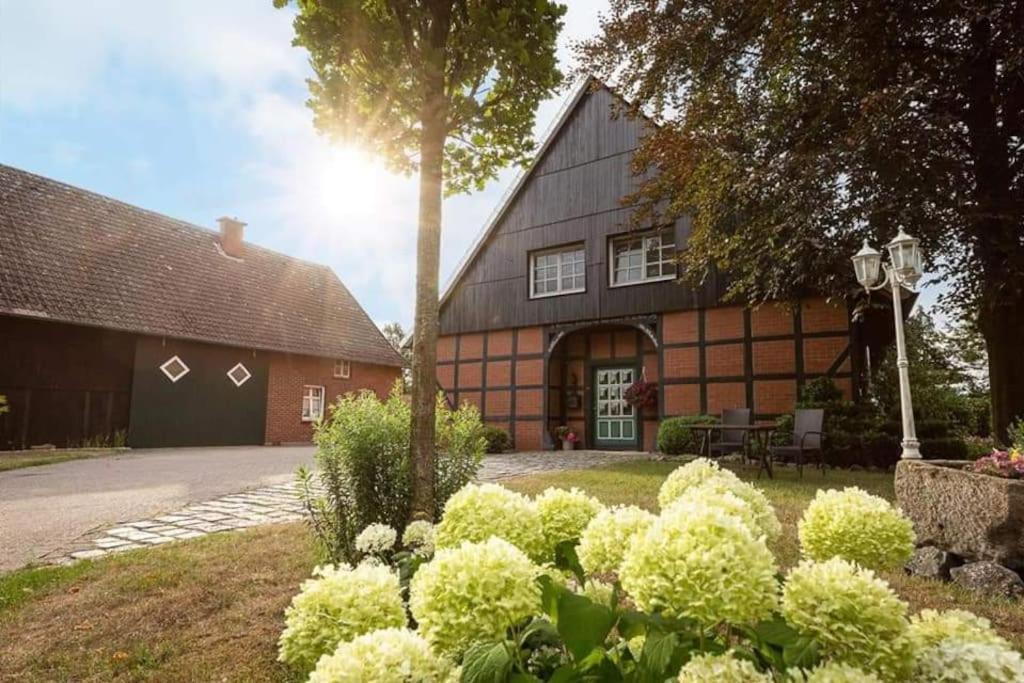 Herzlich Willkommen Auf Unserem Hof! Ladbergen Exteriör bild